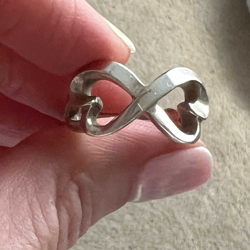 Elegant Silver Infinity Ring